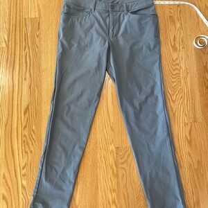 Lululemon Men’s Grey ABC 5-Pocket Pants 34L